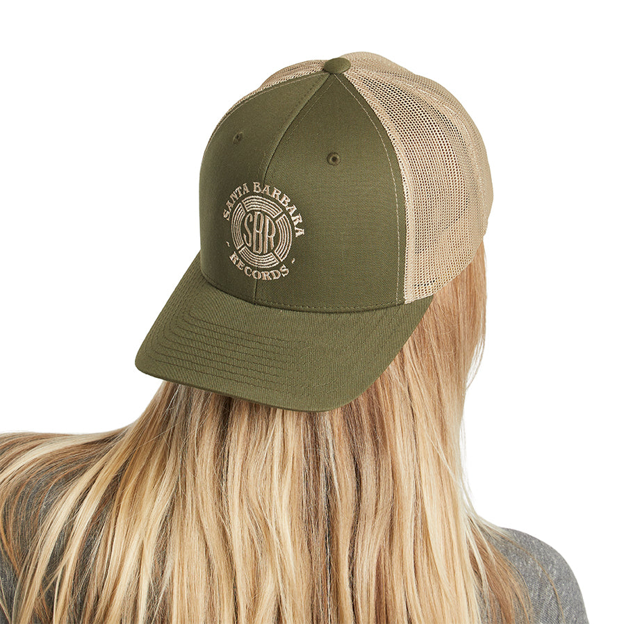 SBR Olive Trucker Hat