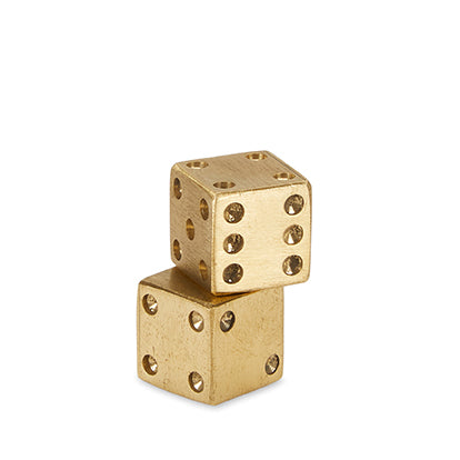 Solid Brass Dice