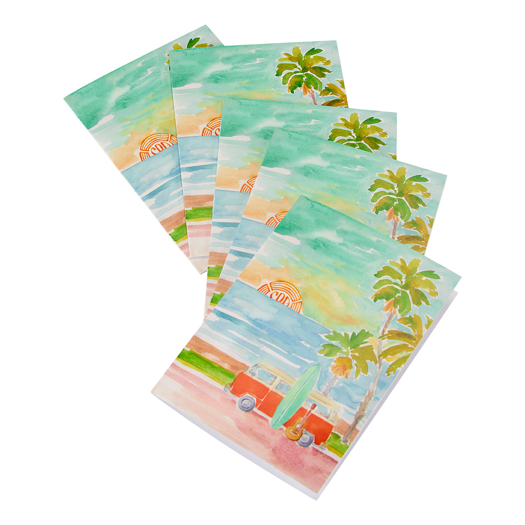 Watercolor Greeting Card Pack of 5