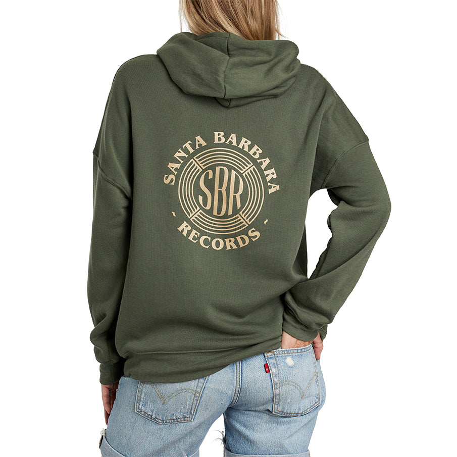 SBR Logo Olive Hoodie