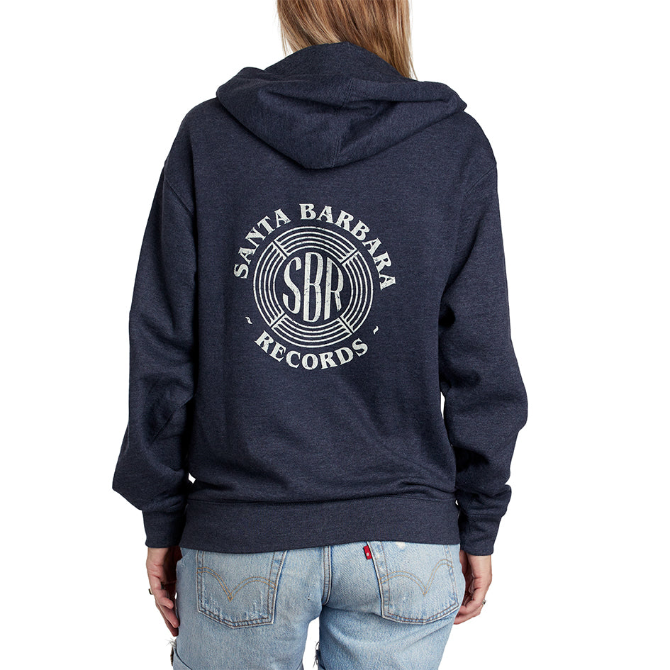 SBR Zip Hoodie (Heathered Indigo)