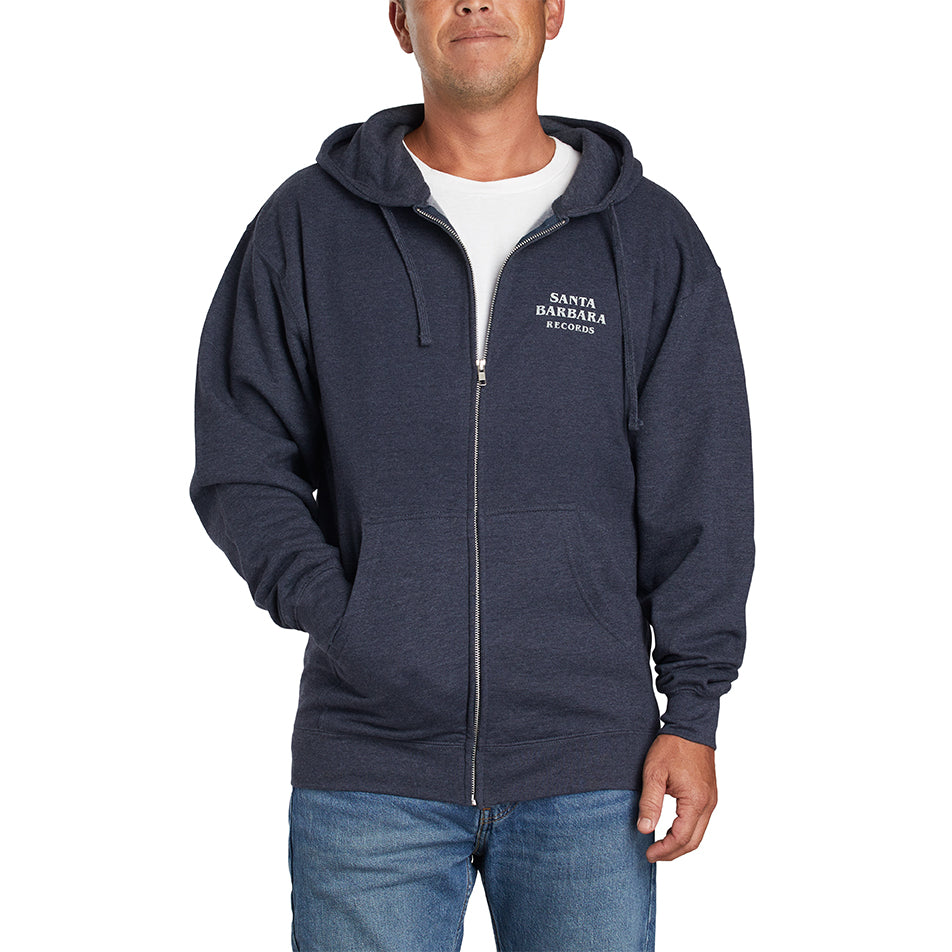 SBR Zip Hoodie (Heathered Indigo)