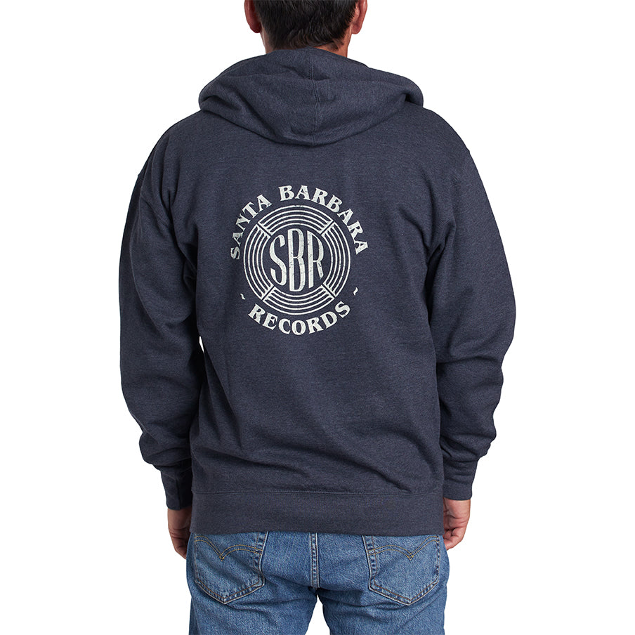 SBR Zip Hoodie (Heathered Indigo)