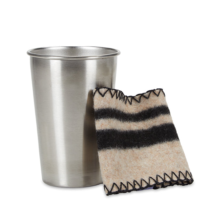 Steel Pint with Merino Sleeve