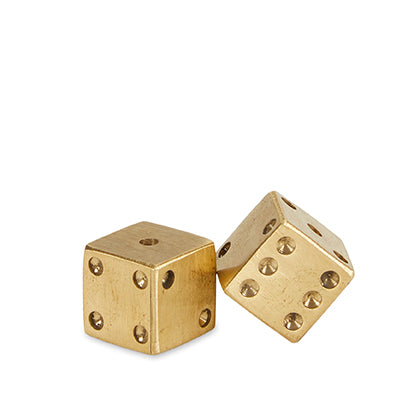 Solid Brass Dice