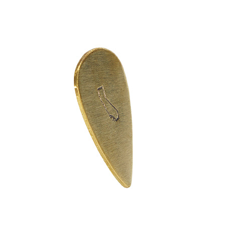 Brass Guitar Pick - California