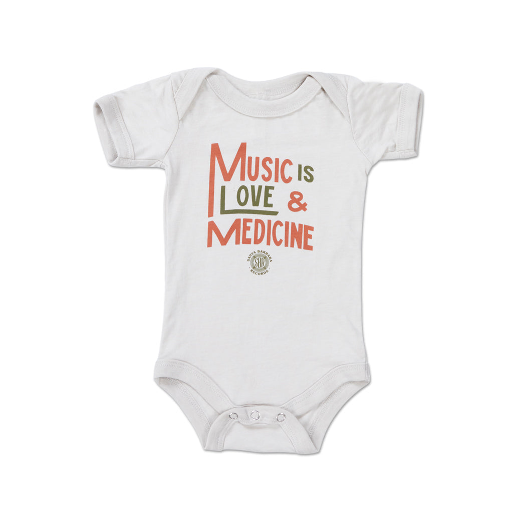 Music is Love + Medicine Onesie