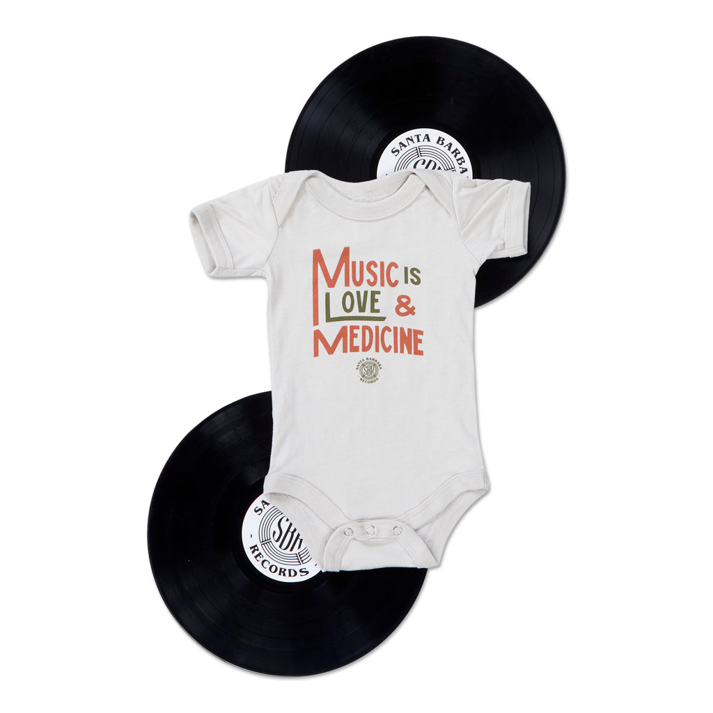 Music is Love + Medicine Onesie