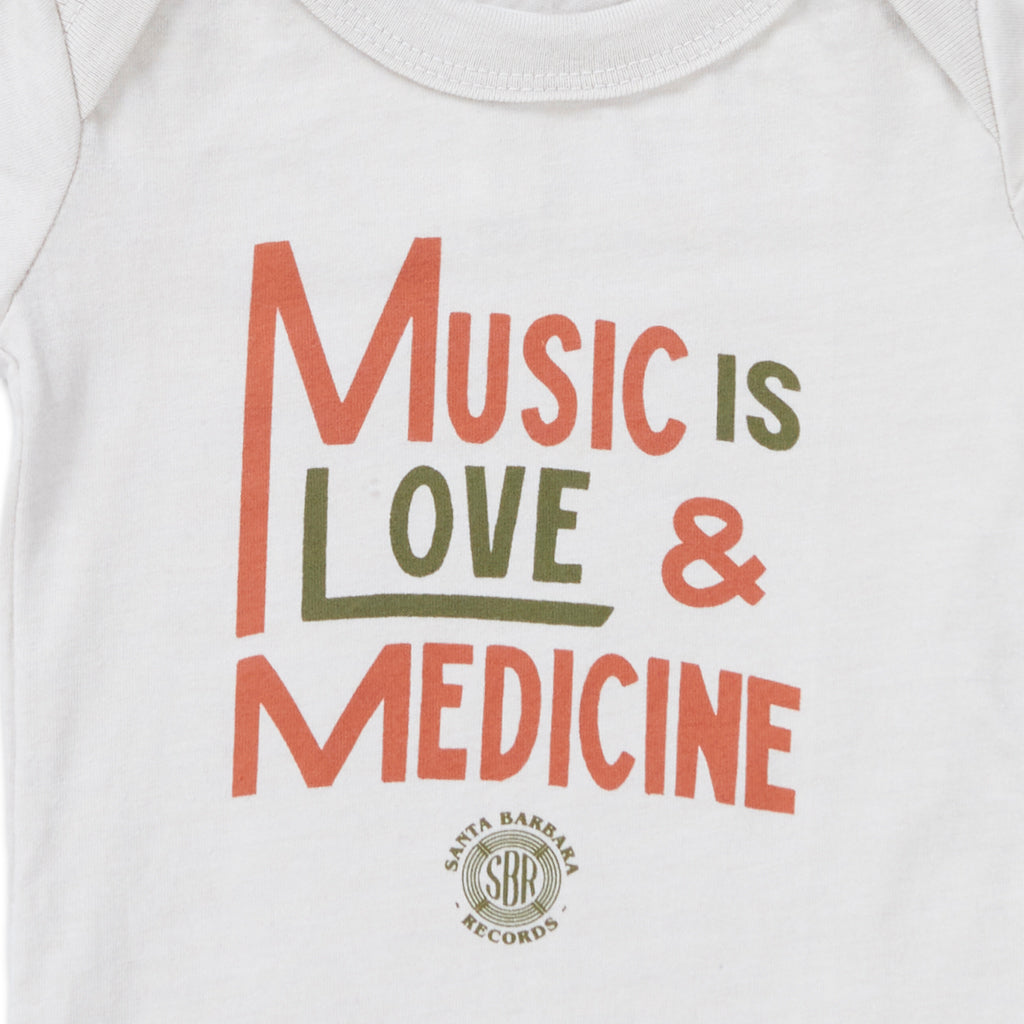 Music is Love + Medicine Onesie