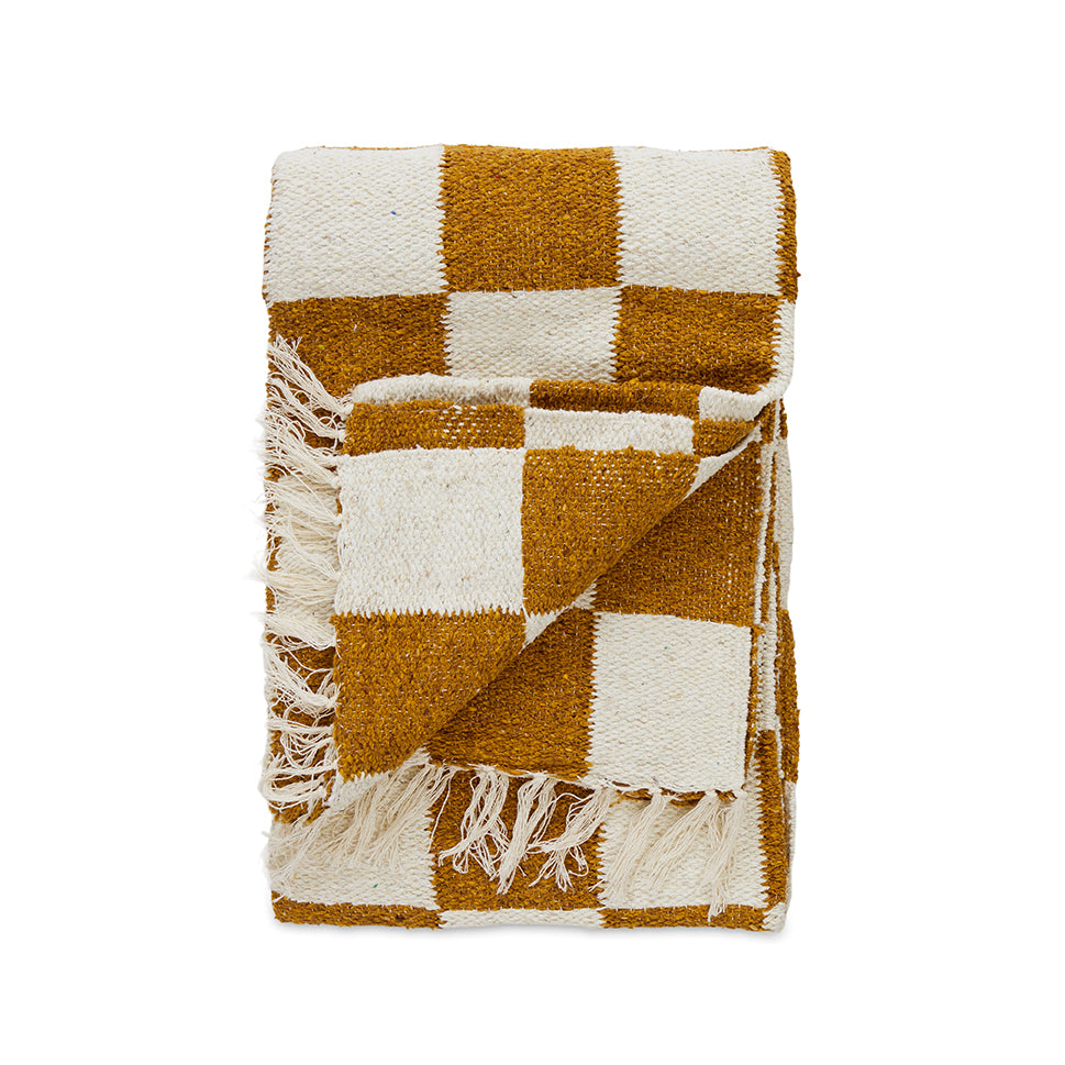 Sustainable Checker Throw