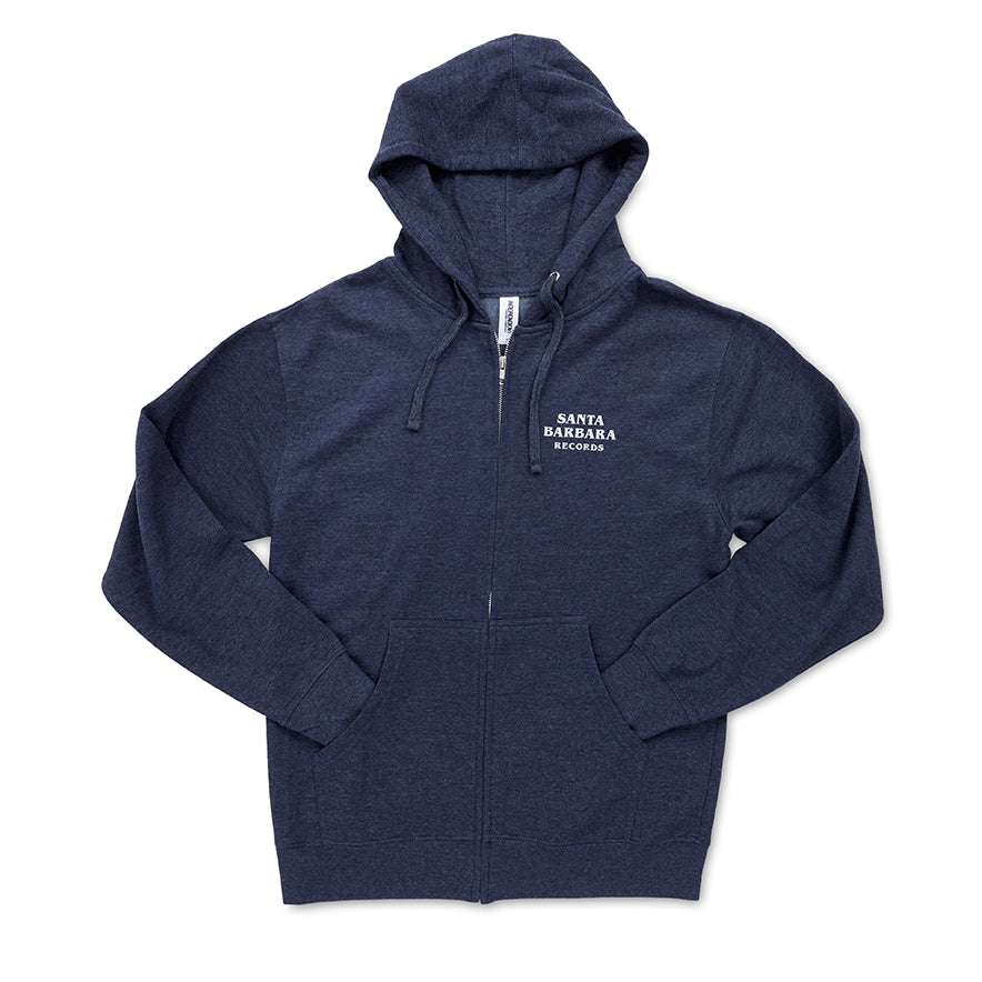 SBR Zip Hoodie (Heathered Indigo)