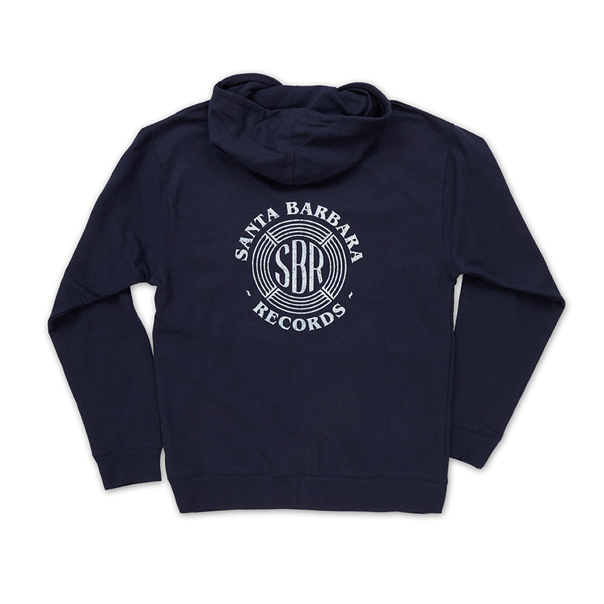 SBR Zip Hoodie - Santa Barbara Records