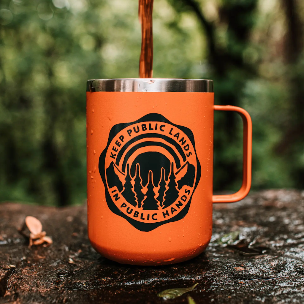 Public Lands Camper Mug